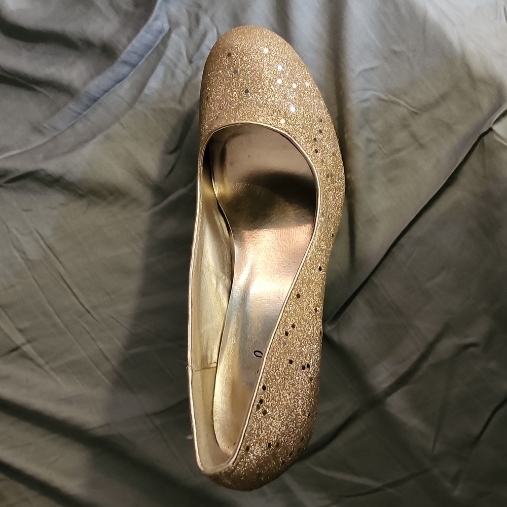 Gold Sparkle heels - Picture 2 of 4